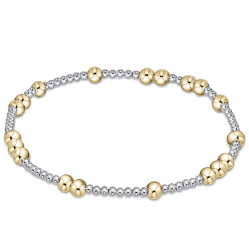 Hope Unwritten 4mm Bracelet – Mixed Metal
