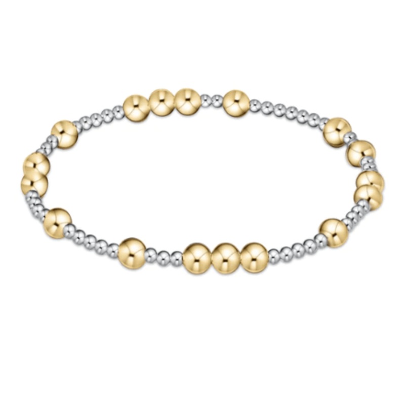 Hope Unwritten 5mm Bead Bracelet – Mixed Metal
