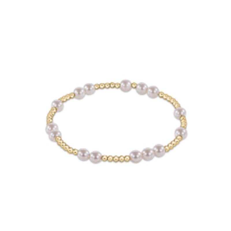 Hope Unwritten 5mm Bead Bracelet – Pearl
