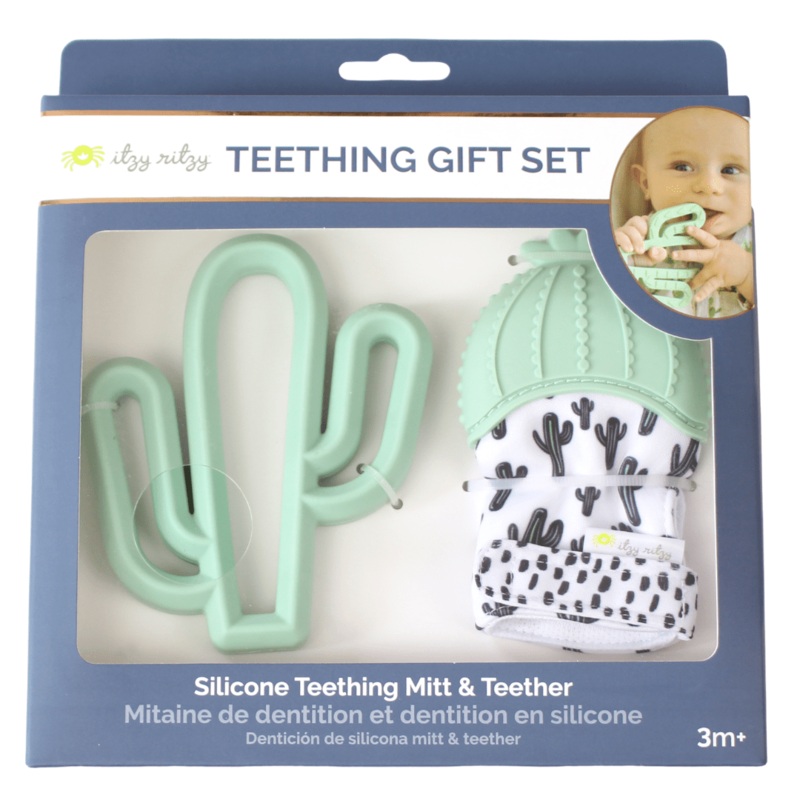 Cactus Teething Mitt & Teether