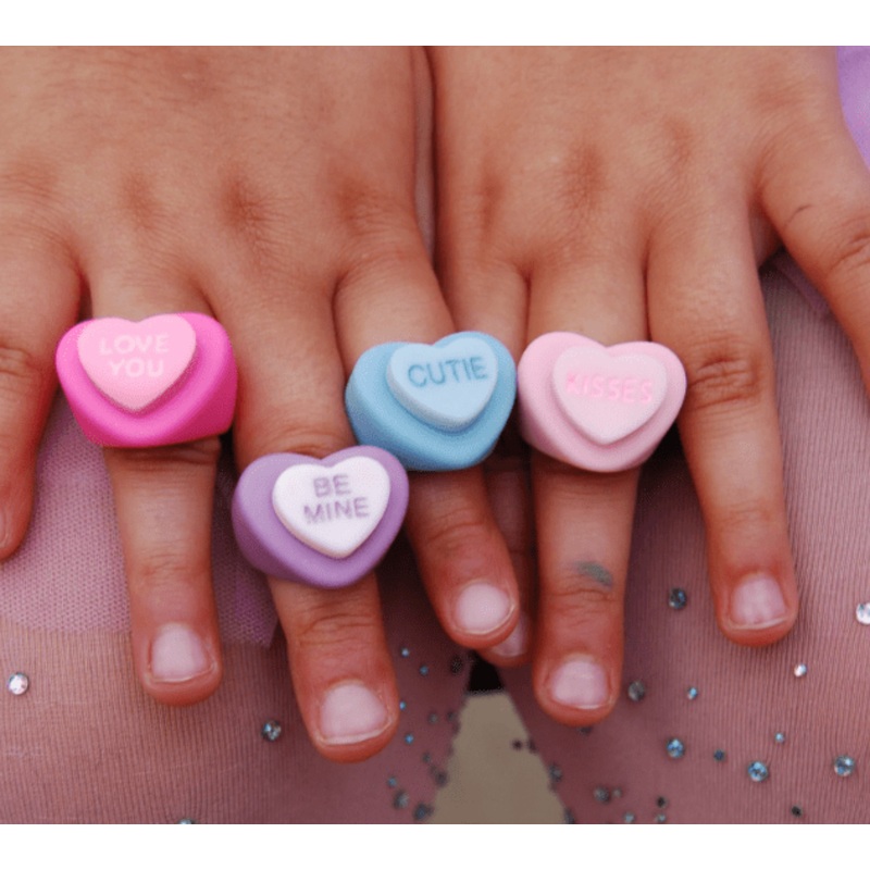Candy Heart Rings