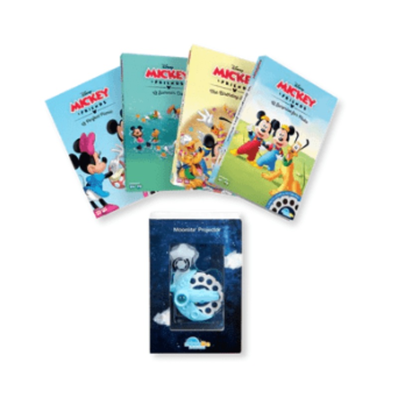 Disney Mickey & Friends 4 Stories Collection Plus Projector