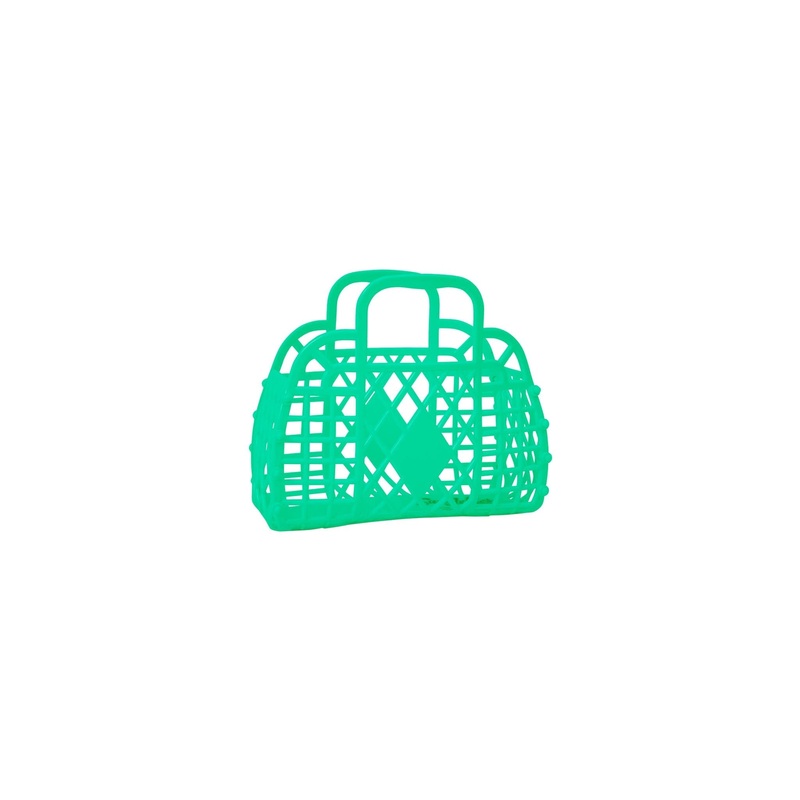 Green Retro Basket Jelly Bag – Mini