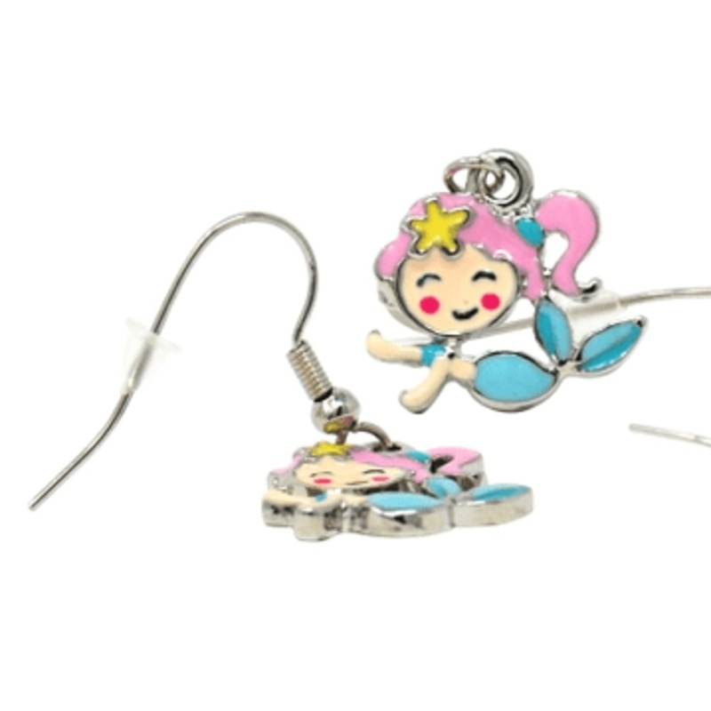 Rainbow Fantasy Pierced Earrings