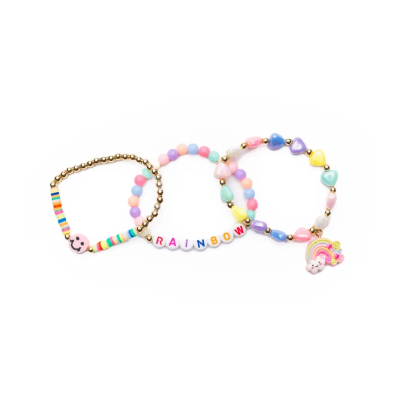 Rainbow Smiles 3pc Bracelet