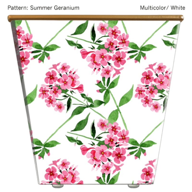 WH Hostess Summer Geranium Cachepot Candle
