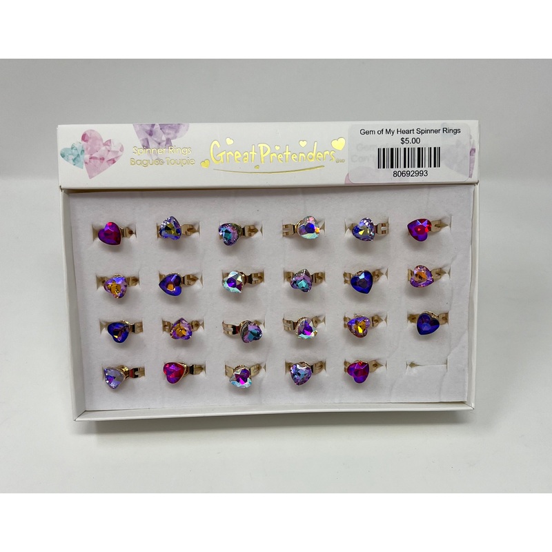 Gem of My Heart Spinner Ring – Assorted