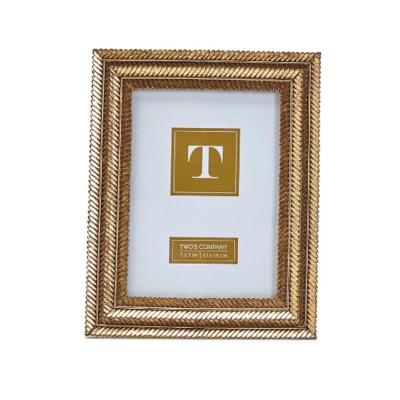 Gold Fern 5×7 Photo Frame