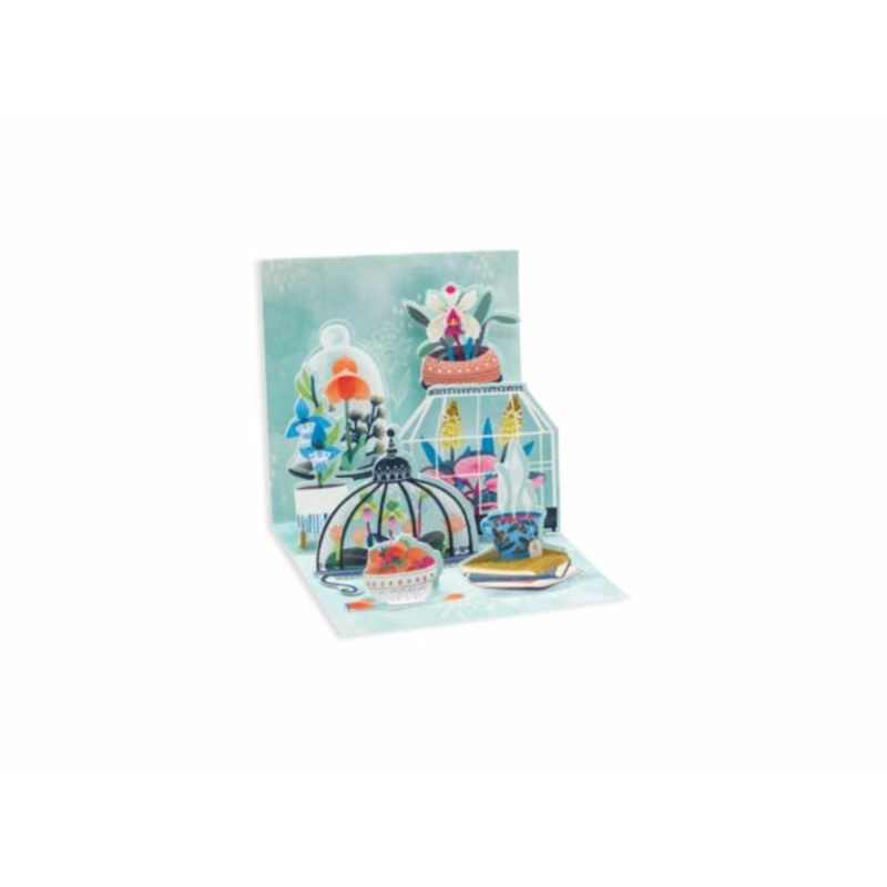 Orchid Terrarium Greeting Card
