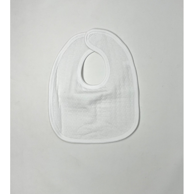 Quilted Bib – White