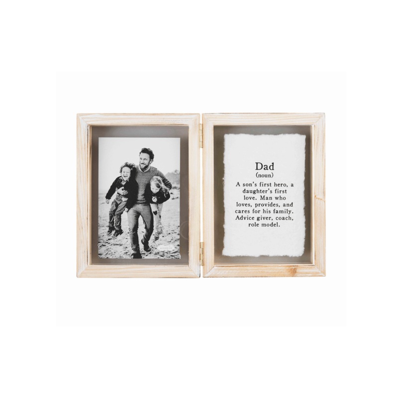Small Dad Wood Acrylic Frame