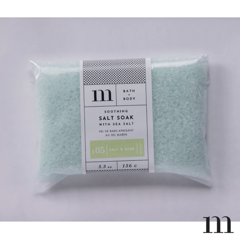 5.5oz Salt Soak Envelope – No 05 Salt & Sage