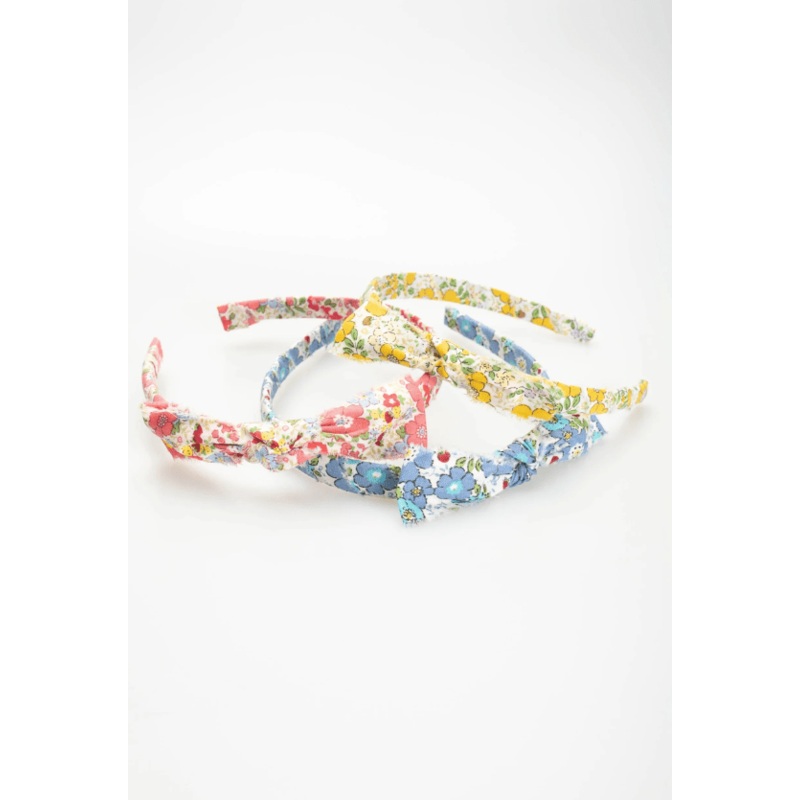 Charlotte Bow Floral Headband – Assorted