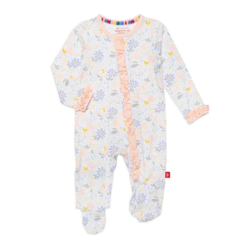 Darby Modal Magnetic Ruffle Footie