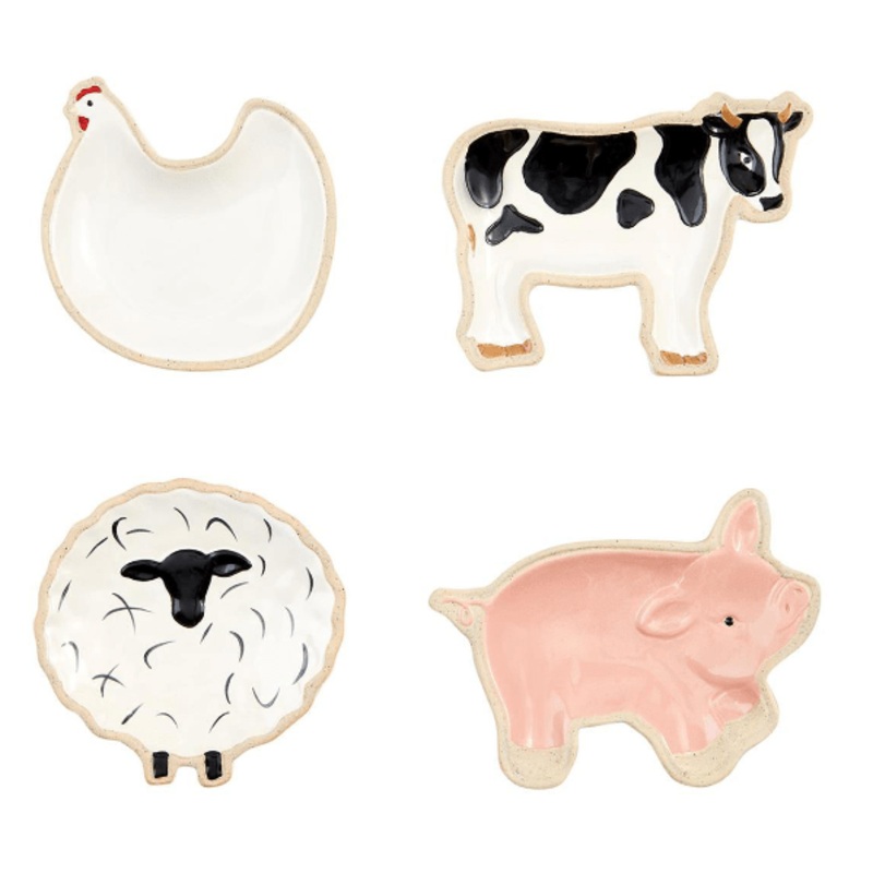 Farm Animal Tidbit Dishes – Assorted