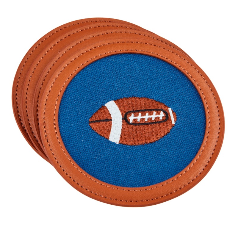 Football Emblem Icon Coaster