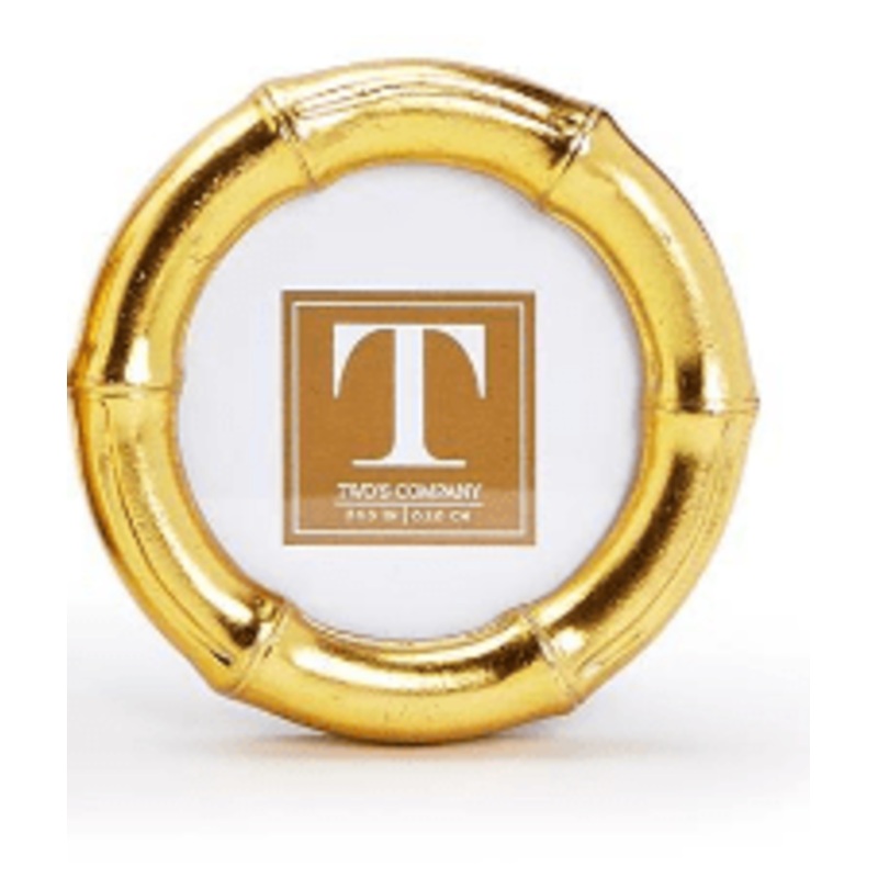 Gold Faux Bamboo Photo Frame – Round 3