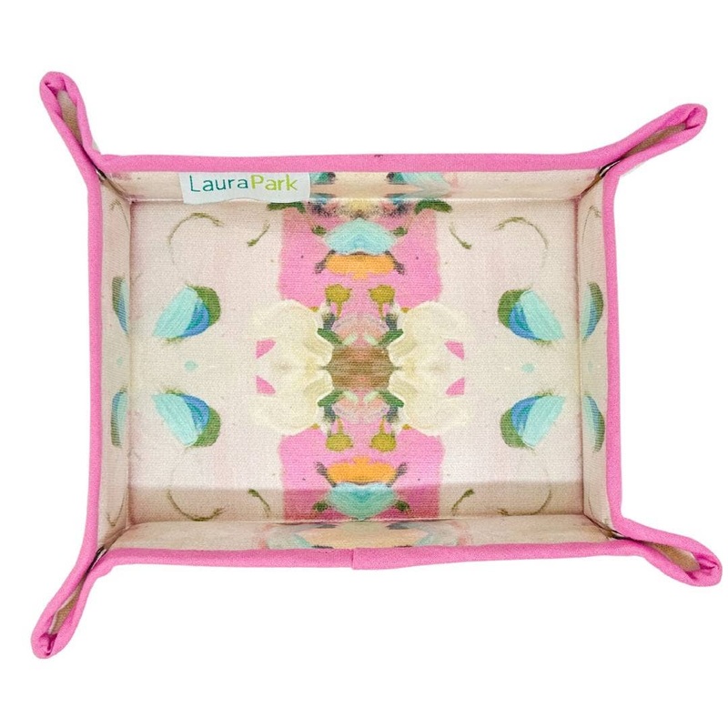 Monet’s Garden Pink Snap Tray: One Size