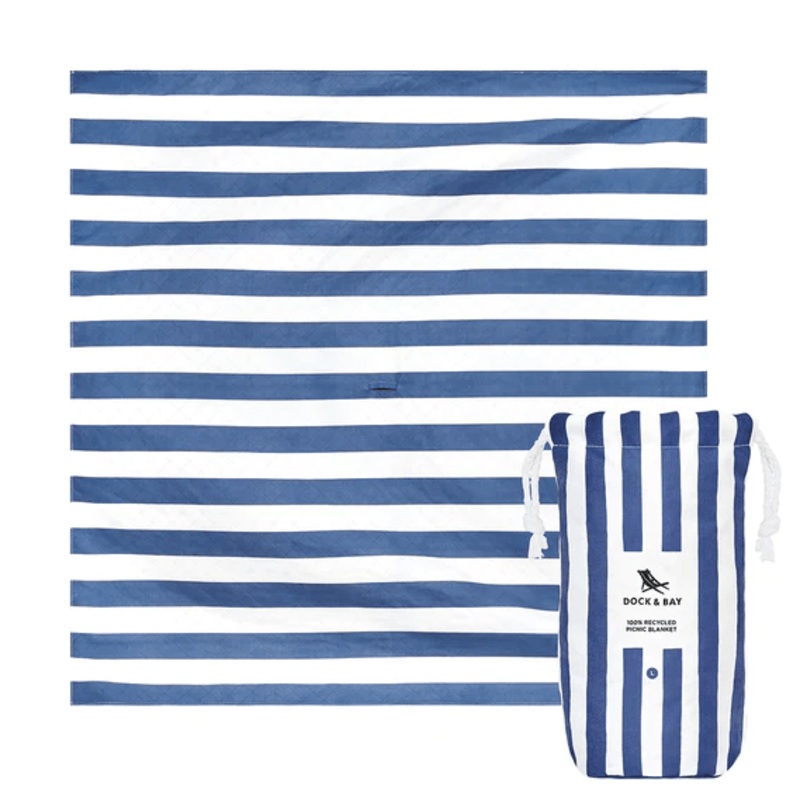Picnic Blanket Large – Whitsunday Blue