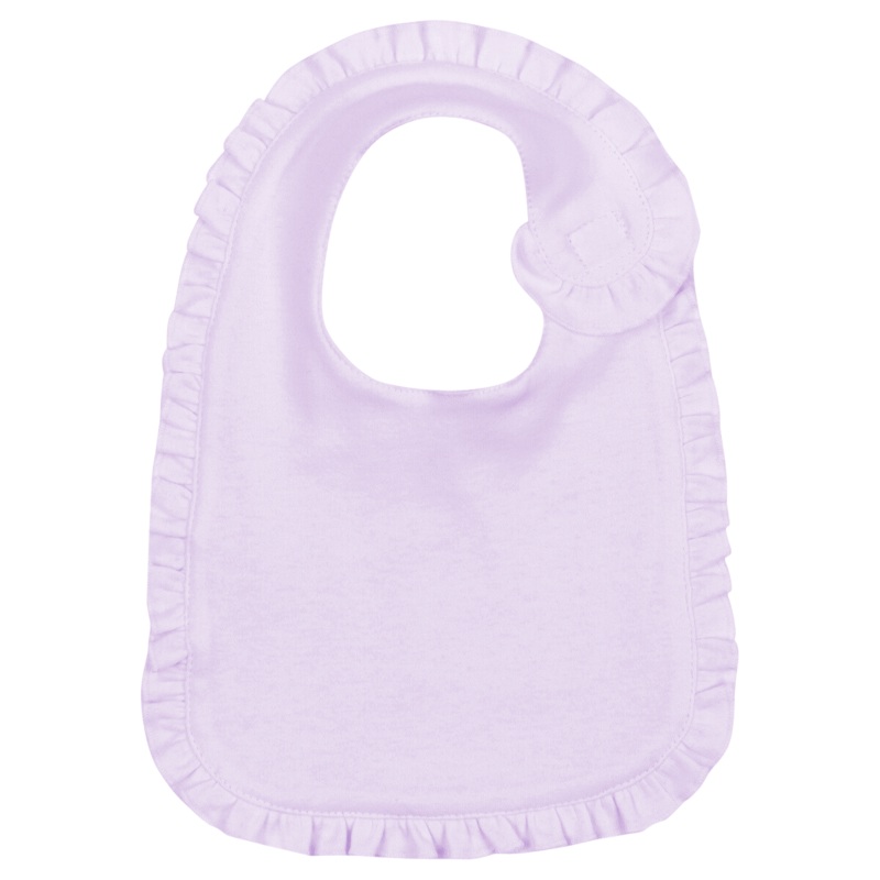 Ruffle Bib – Lavender
