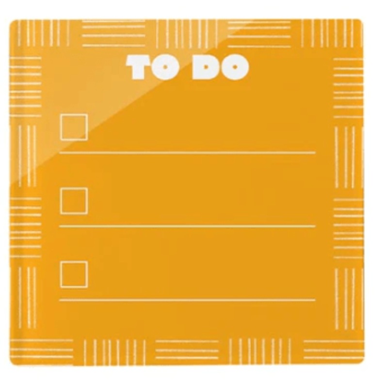To-Do Neon Tile – Orange