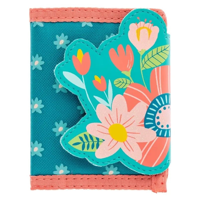 Wallet – Turquoise Floral