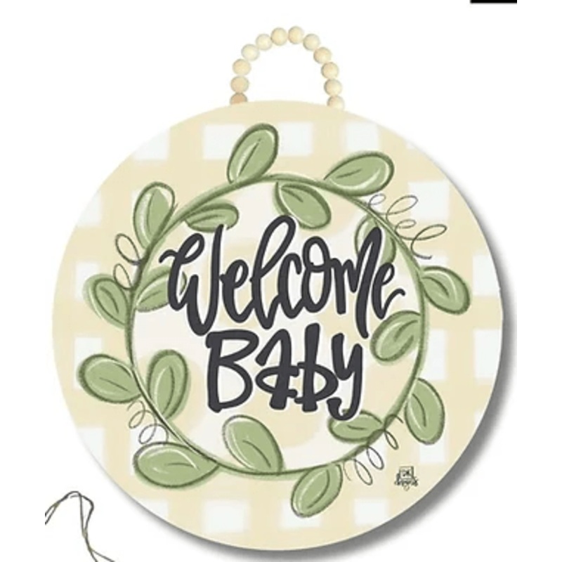 Welcome Baby Door Hanger