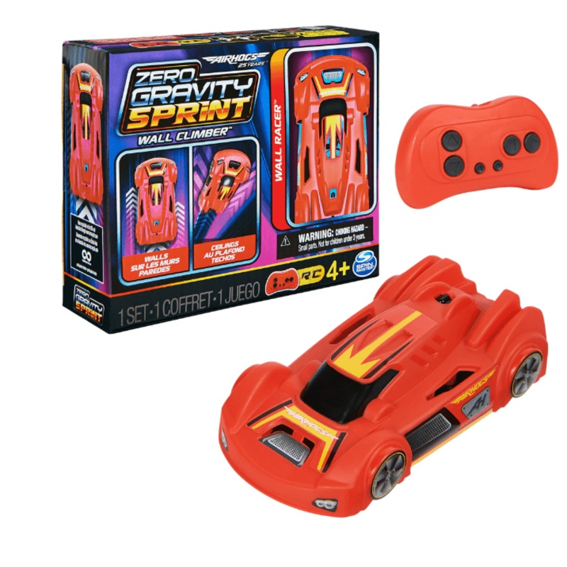 Air Hogs Zero Gravity Sprint RC Car Wall Climber – Red