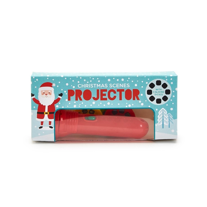 Christmas Projection Torch w/ 3 Sliding Discs