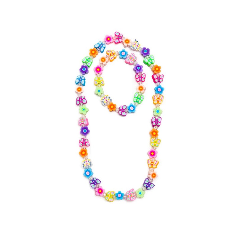 Flutter Flowers Necklace & Bracelet