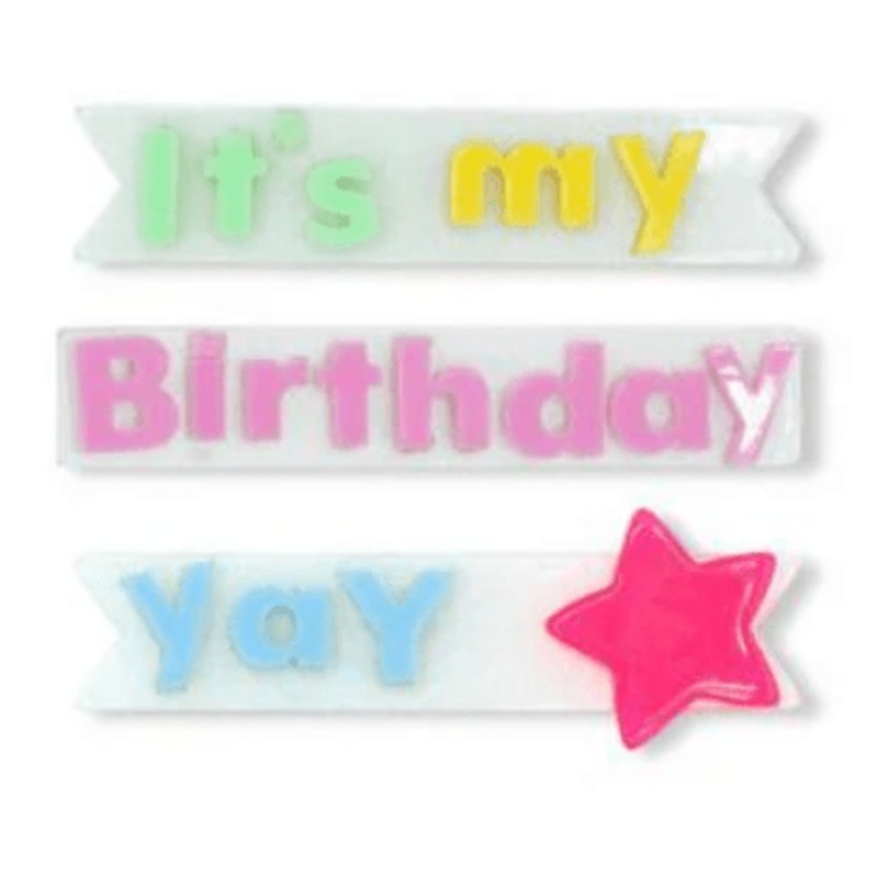 It’s My Birthday Alligator Clips