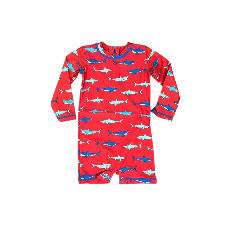 Hungry Sharks One Piece Rashguard