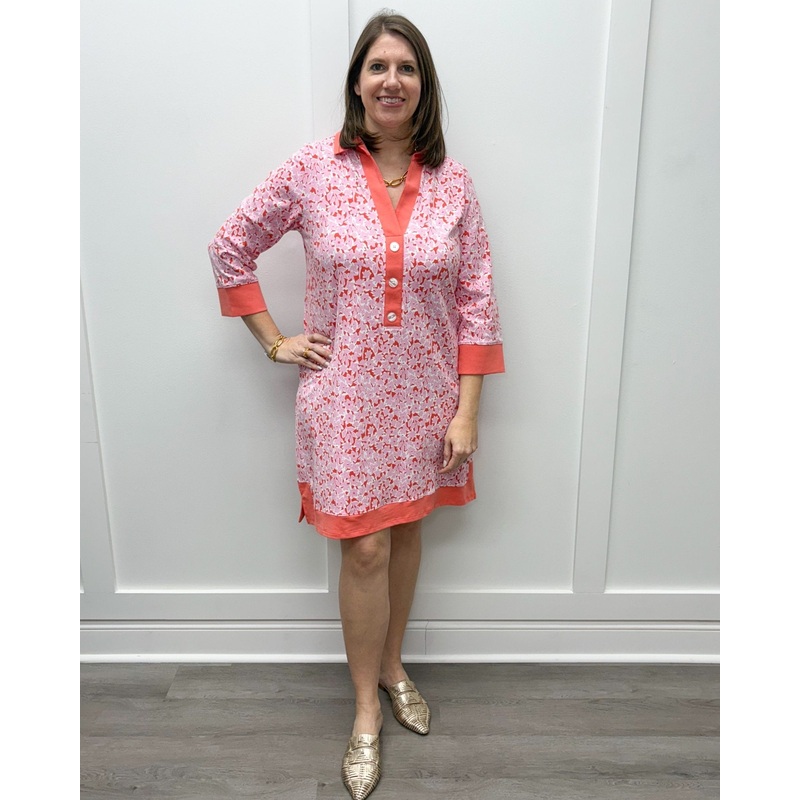 June Dress – Pink Bouquet