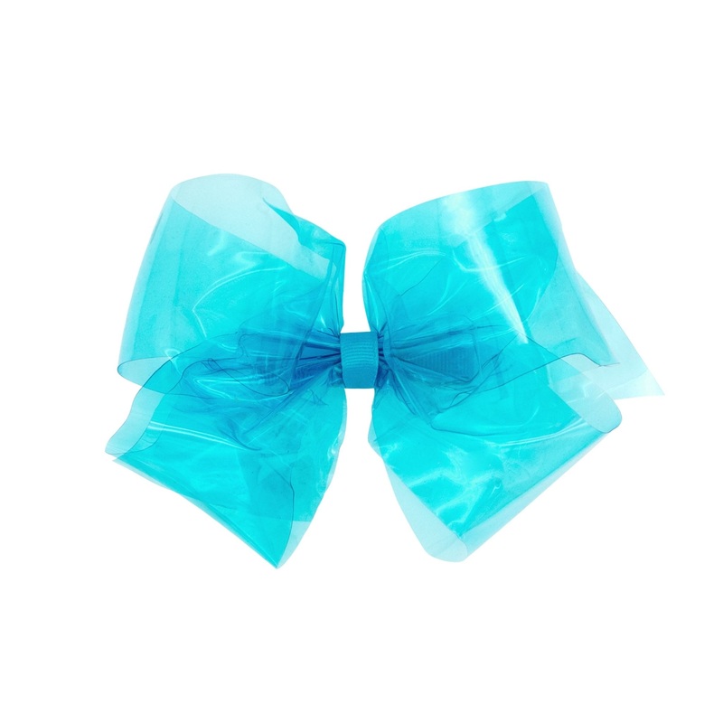 King Splish Splash Vinyl Bow – New Turquoise