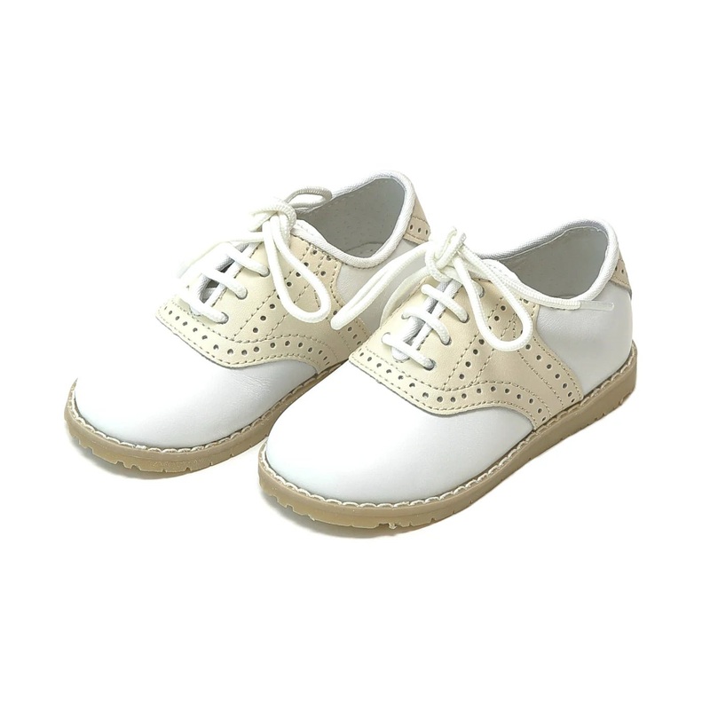 Luke Saddle Shoe – Beige Two Tone