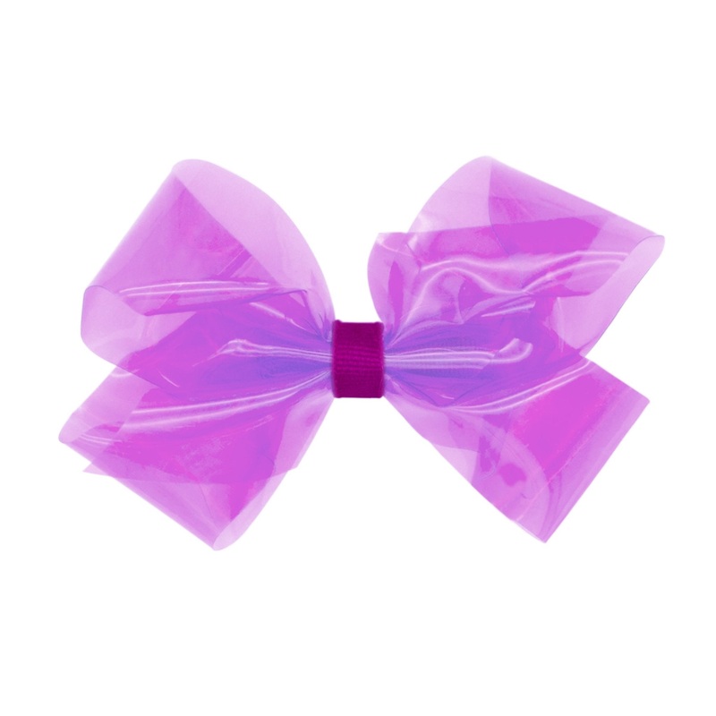 Medium Splish Splash Vinyl Bow – Royal Orchid