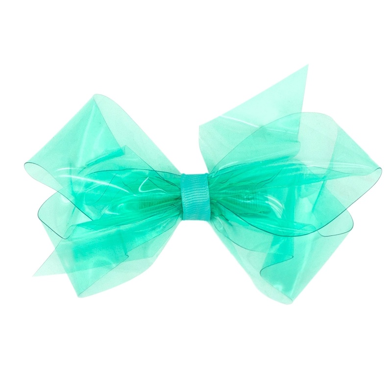 Medium Splish Splash Vinyl Bow – Tropic