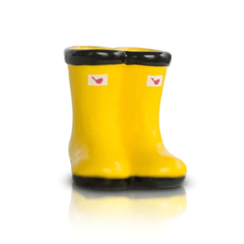 Nora Fleming Mini – jumpin puddles yellow