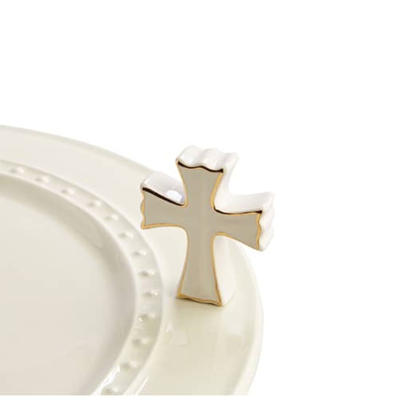 Nora Fleming Mini – White Cross