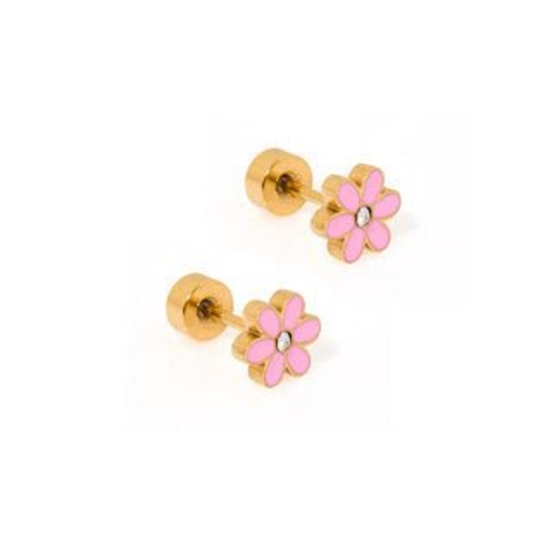 Screwback Stud – Alli – Pink