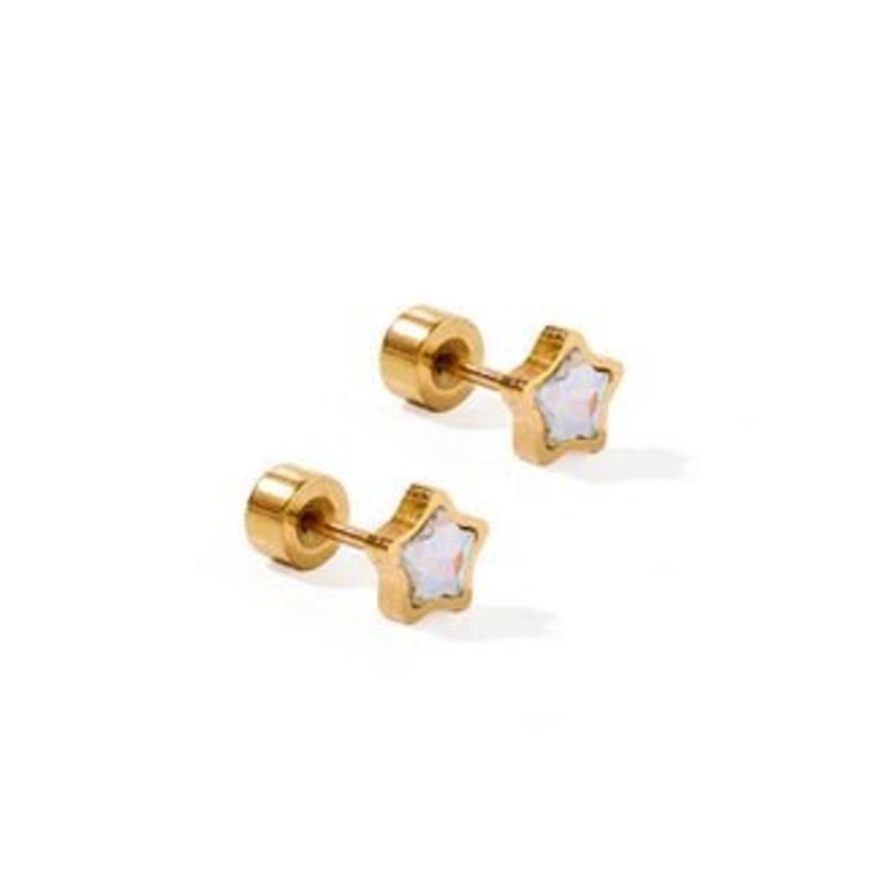 Screwback Stud – Polly – Star