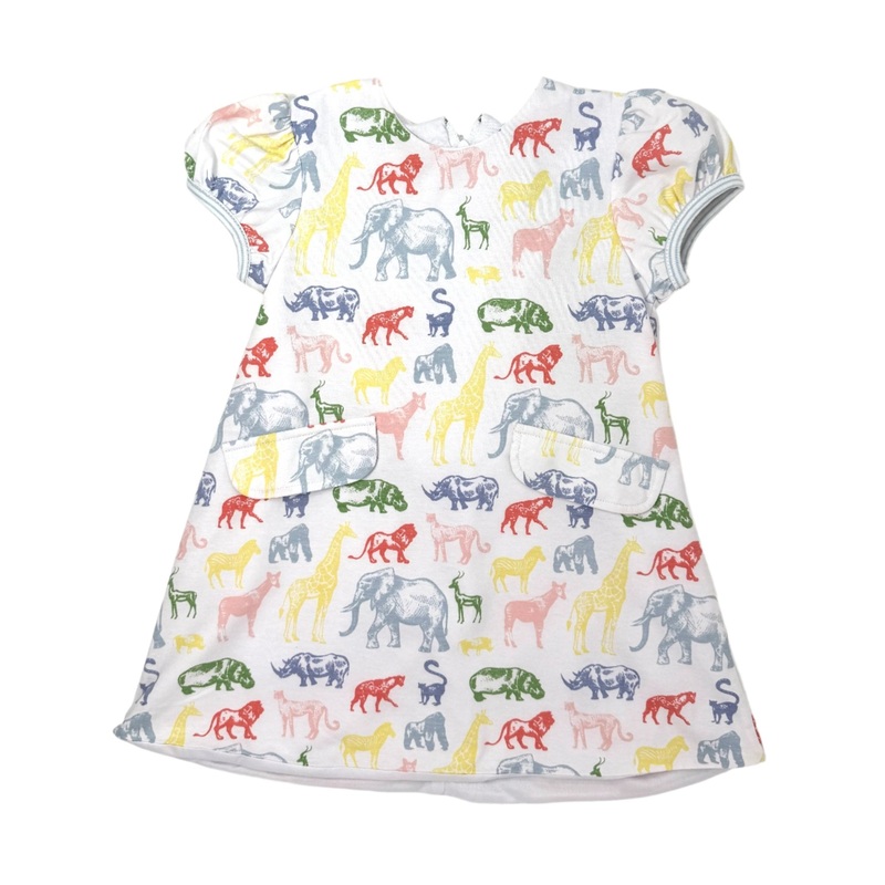 Zoo Friends Bow Back Dress