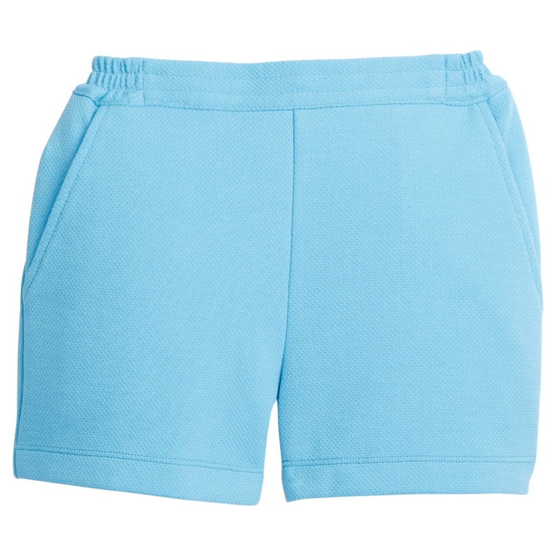 Basic Shorts – Turquoise Pique