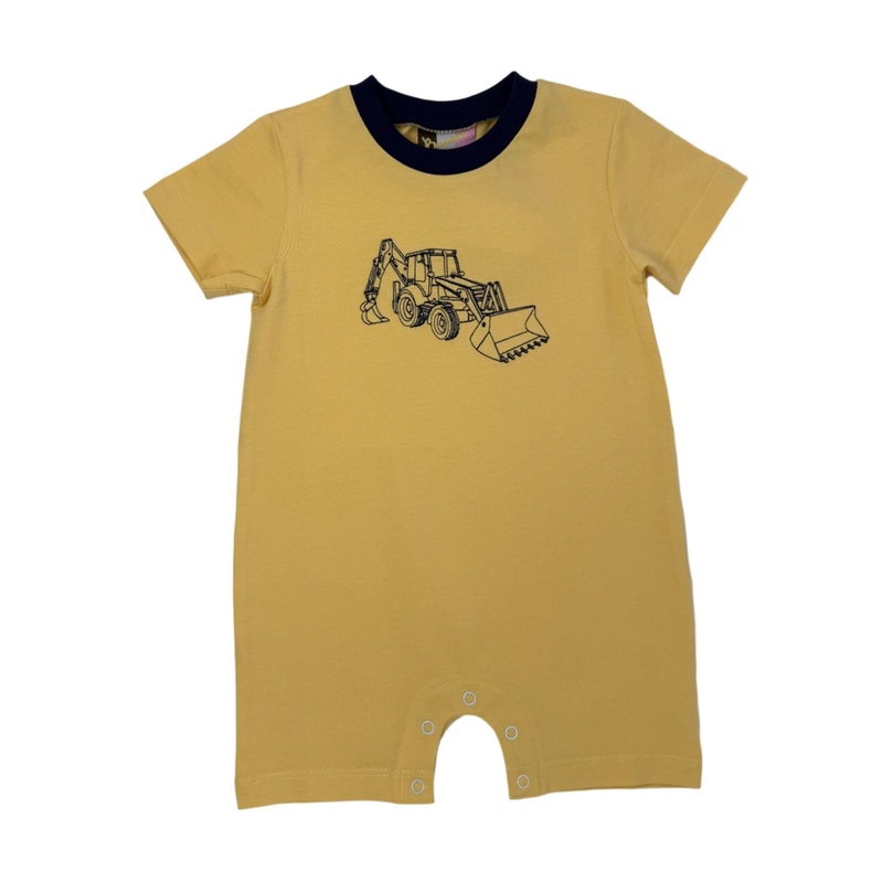 Bulldozer Boys Romper