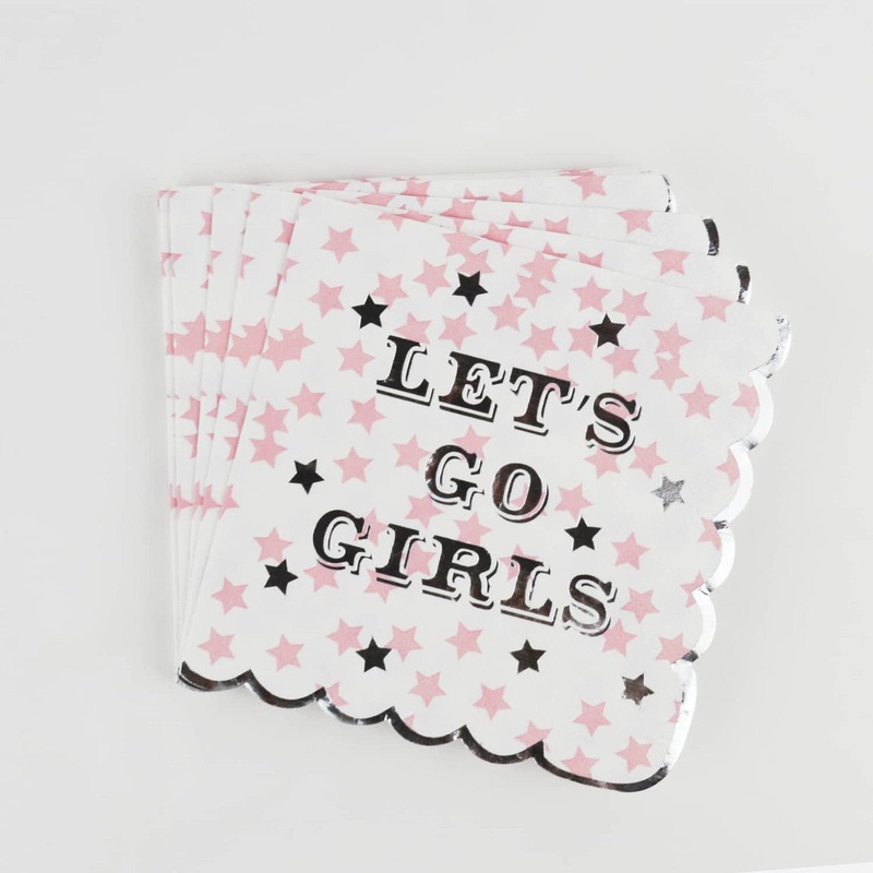 Disco Party Paper Beverage Napkins