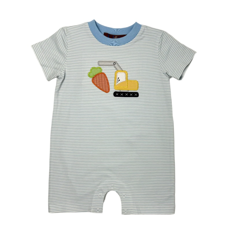 Easter Time Applique Boys Romper