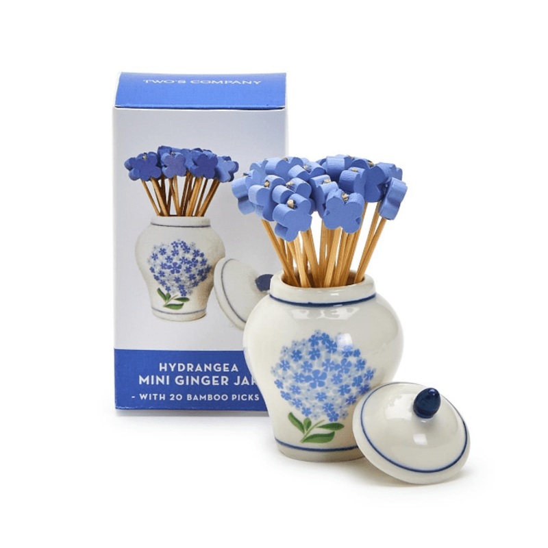 Hydrangea Jar w/ Picks