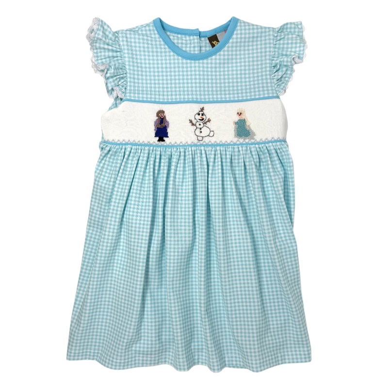 Ice Princess Smocked A/S Dress