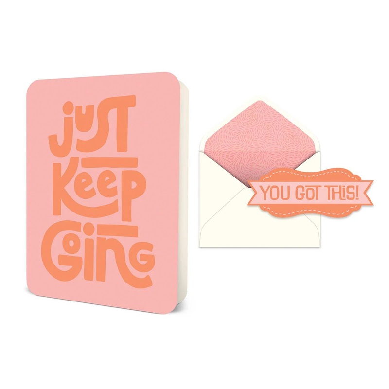 Just Keep Going Deluxe Greeting Card