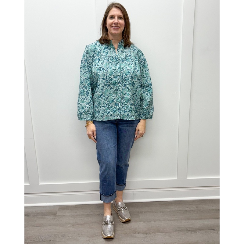 Olive Blouse – Flora